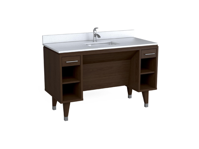 Home2 Suites Accessible Two Drawer Vanity Cabinet